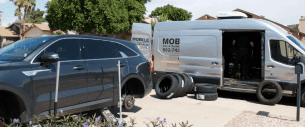 Mobile Tire Installation