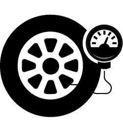 Pressure calibration for all tires